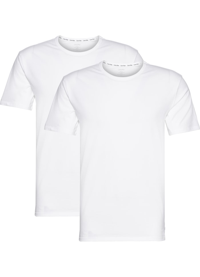 2P S/S CREW NECK White