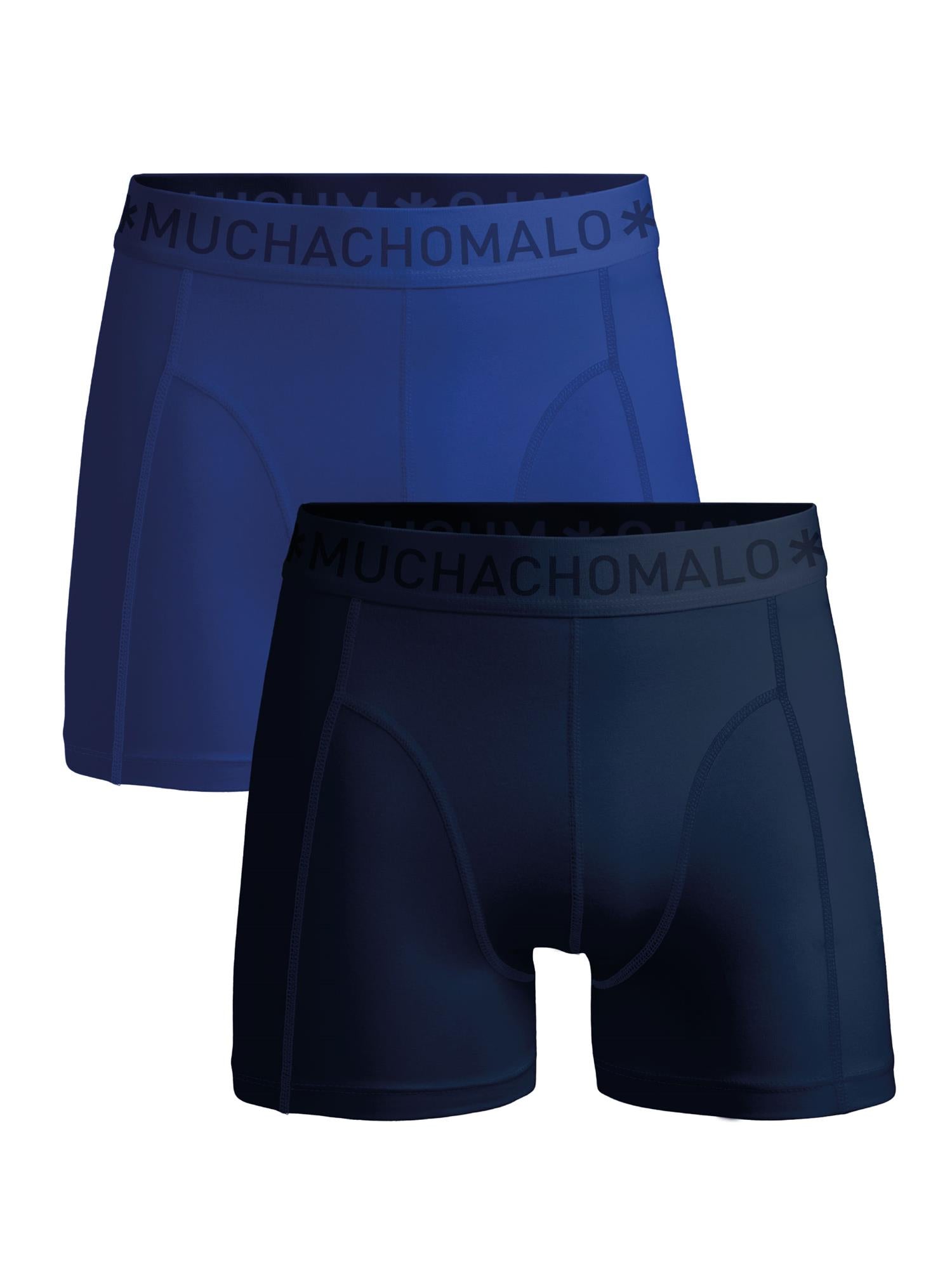 1010 Solid Boxer 2pk 809 Blue/Blue