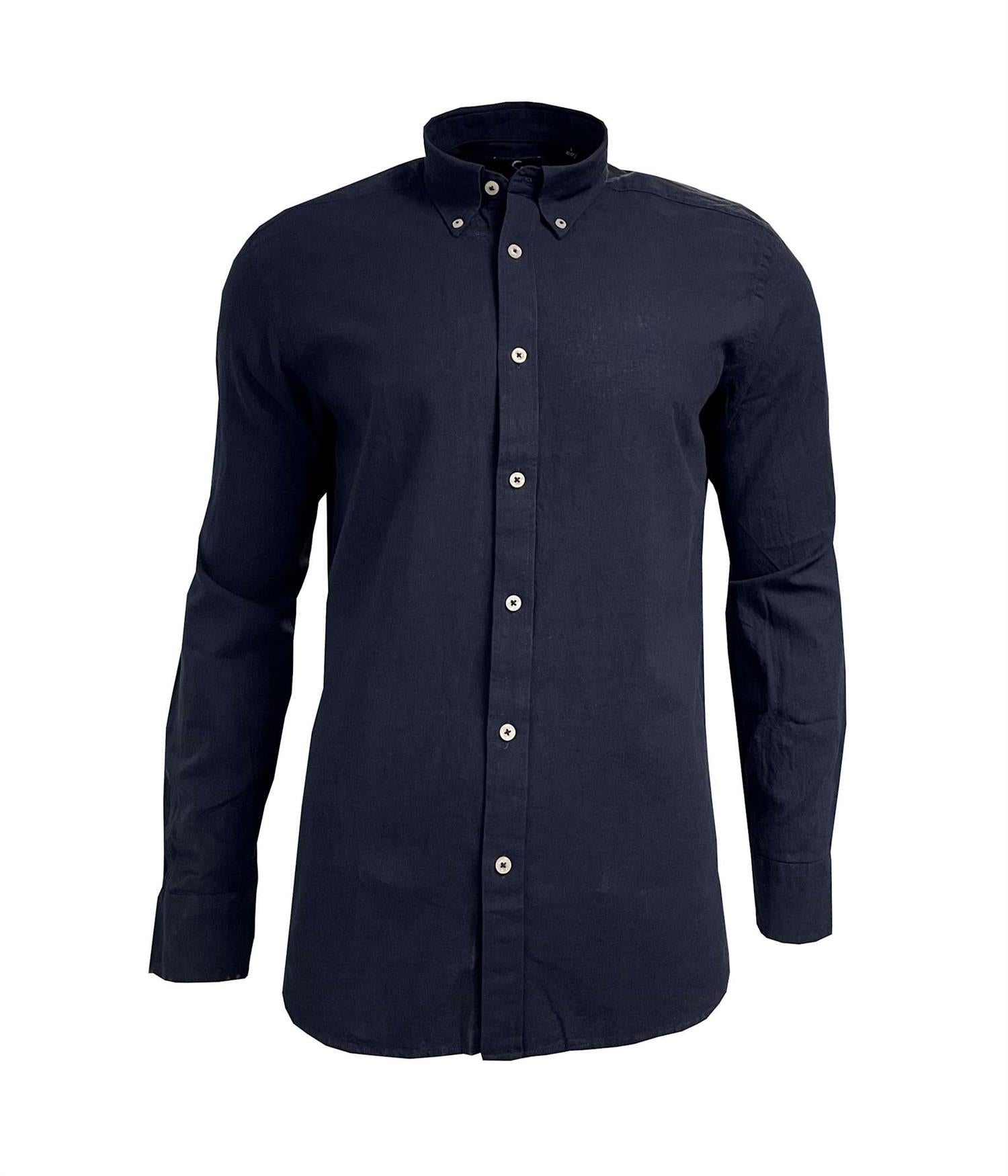 Gio Linen LS Navy