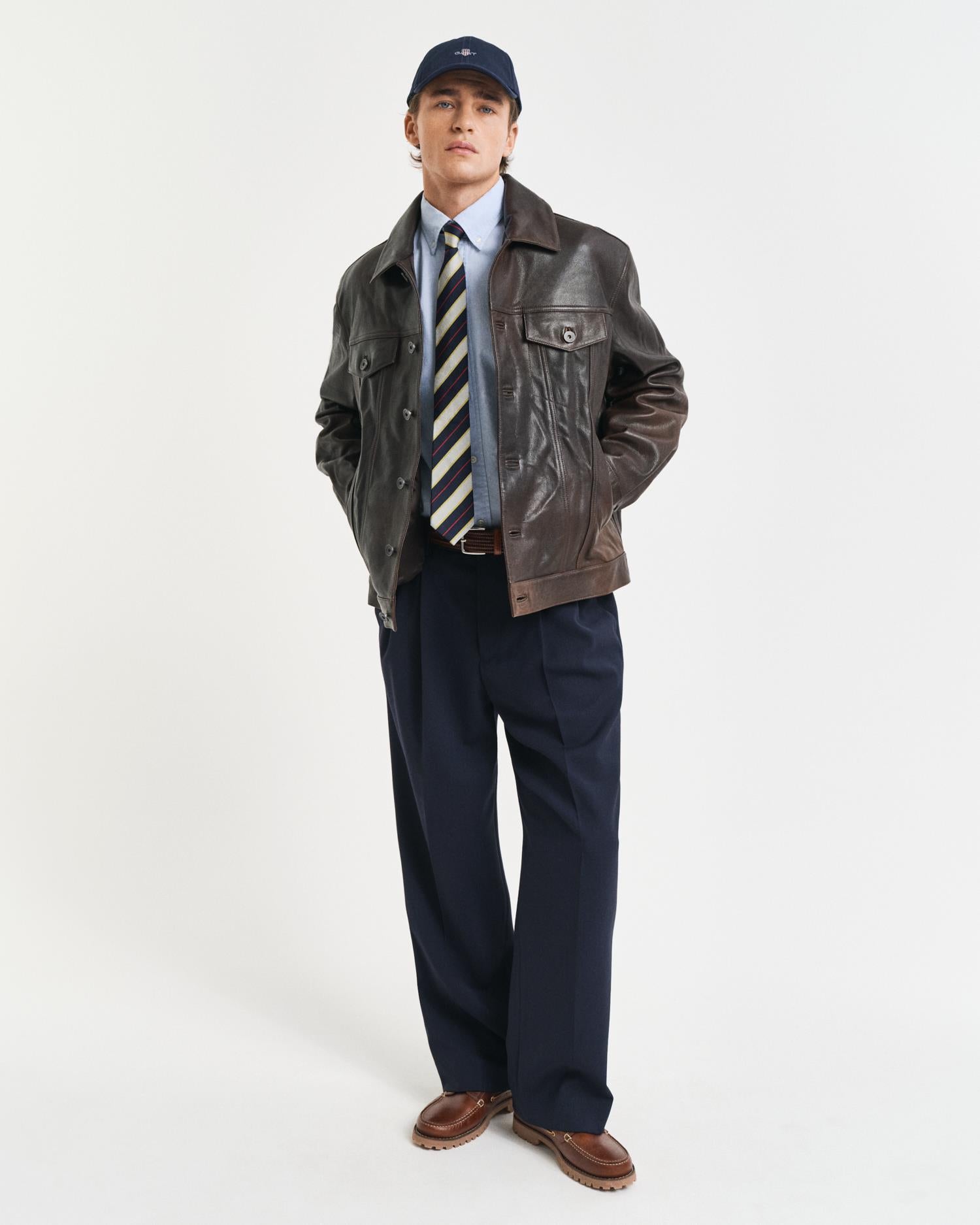 Slim Stretch Oxford Shirt Light Blue