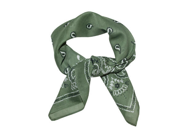 Bomull skjerf 55*55 Oliven