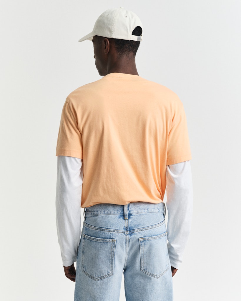 REG SHIELD SS T-SHIRT Peachy Orange