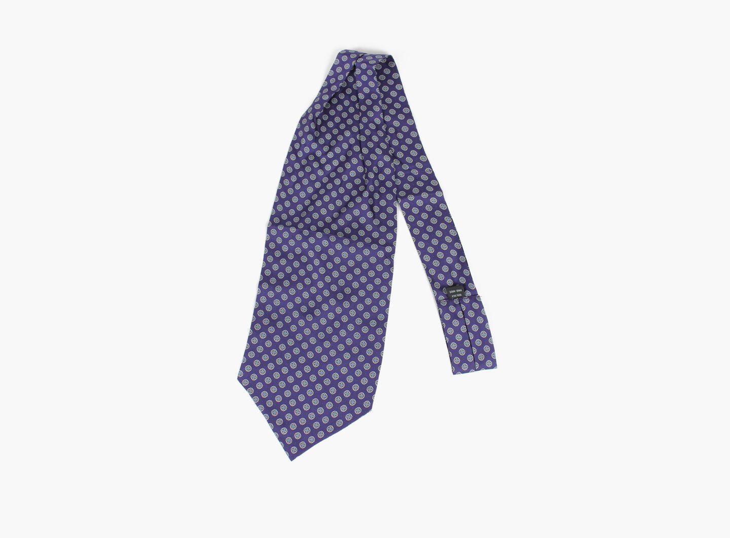 Montecristo printed ascot Marine Blå
