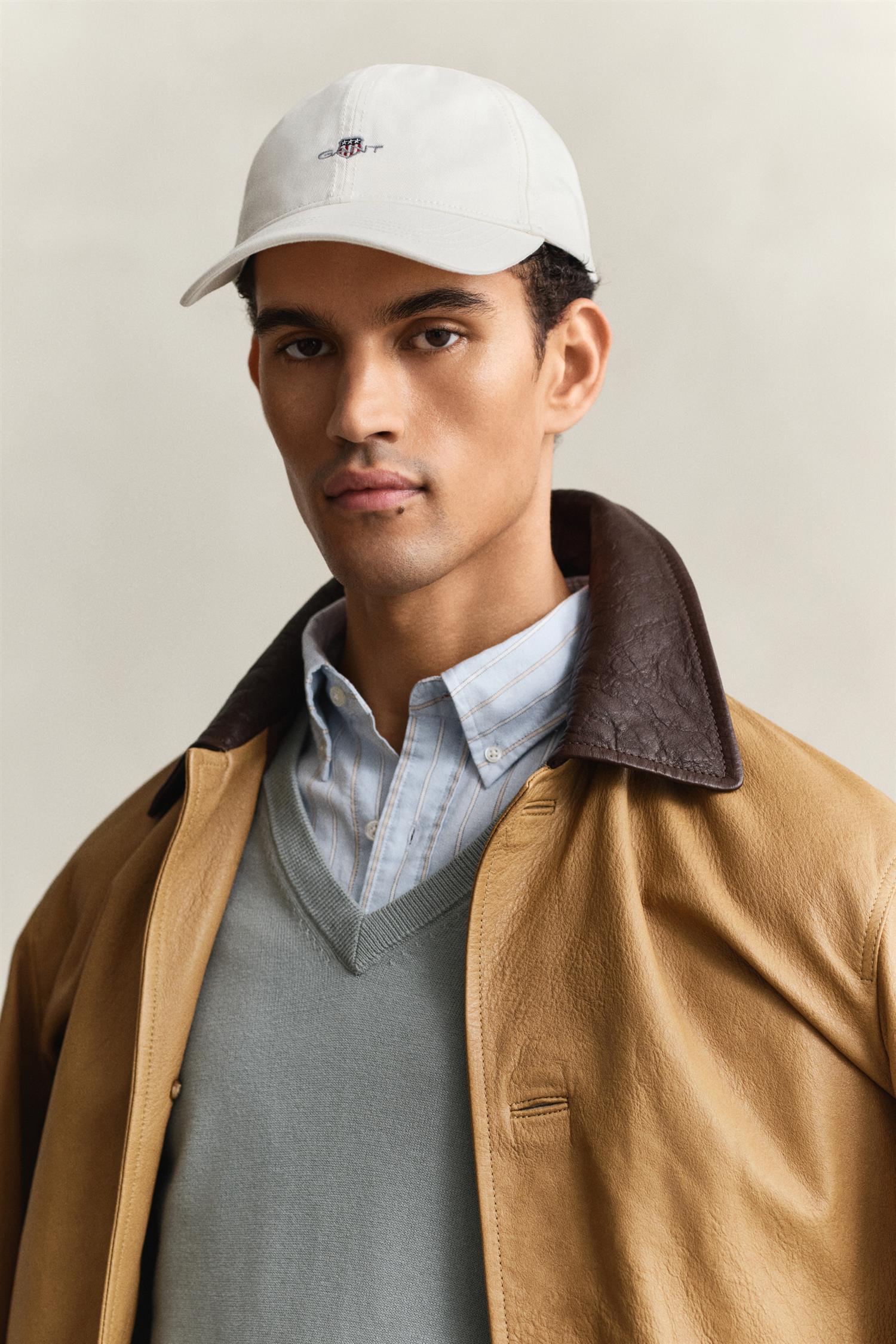 Shield Cotton Twill Cap Eggshell