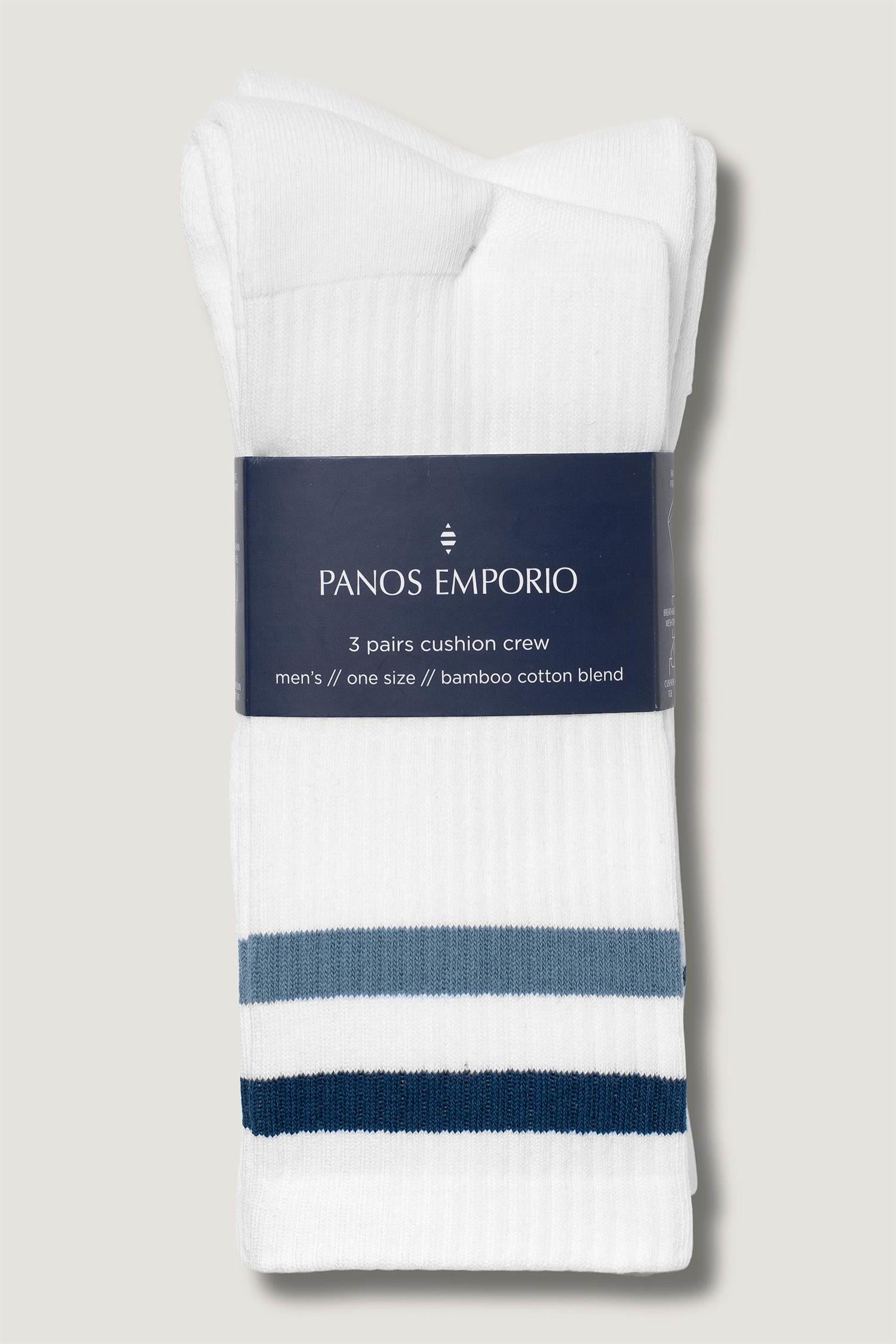 3PK Casper Tech Tennis Stripe/White/Stripe
