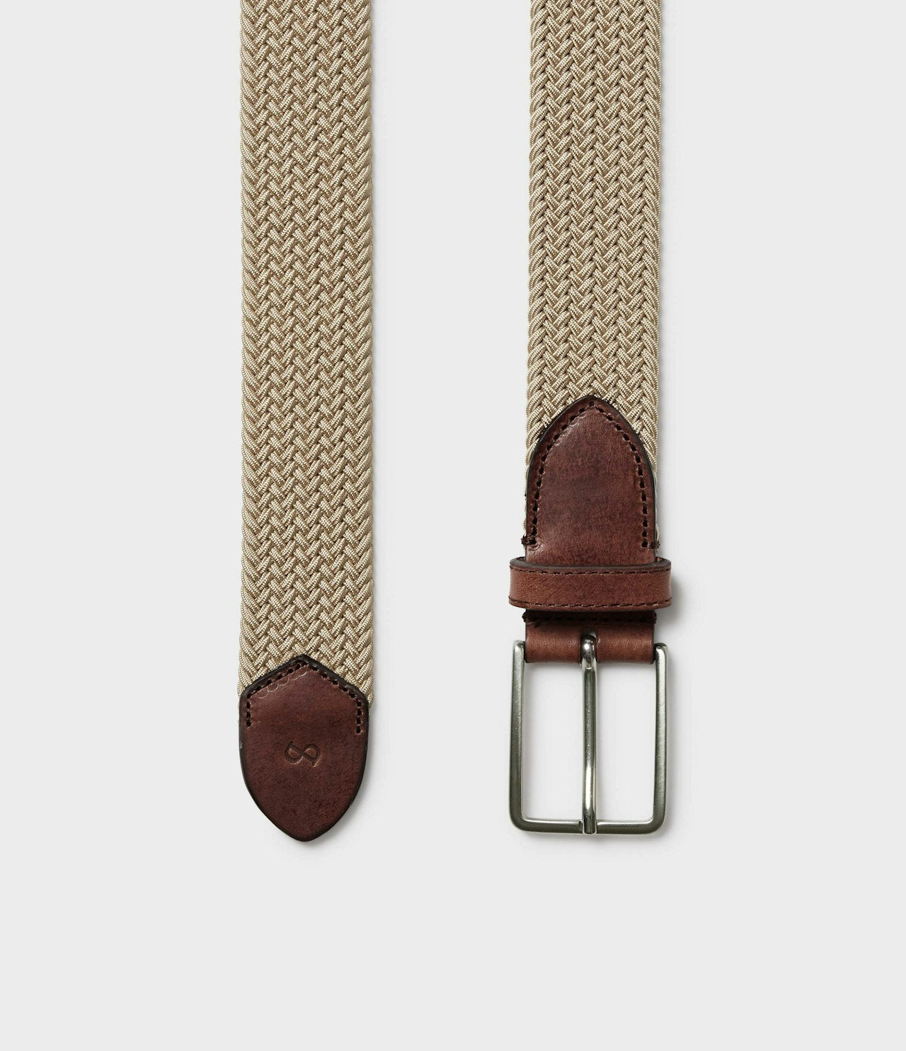 Marstrand strikkbelte beige Beige