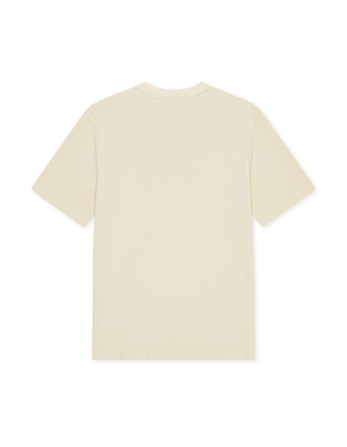 Label Waffle T-Shirt Ivory