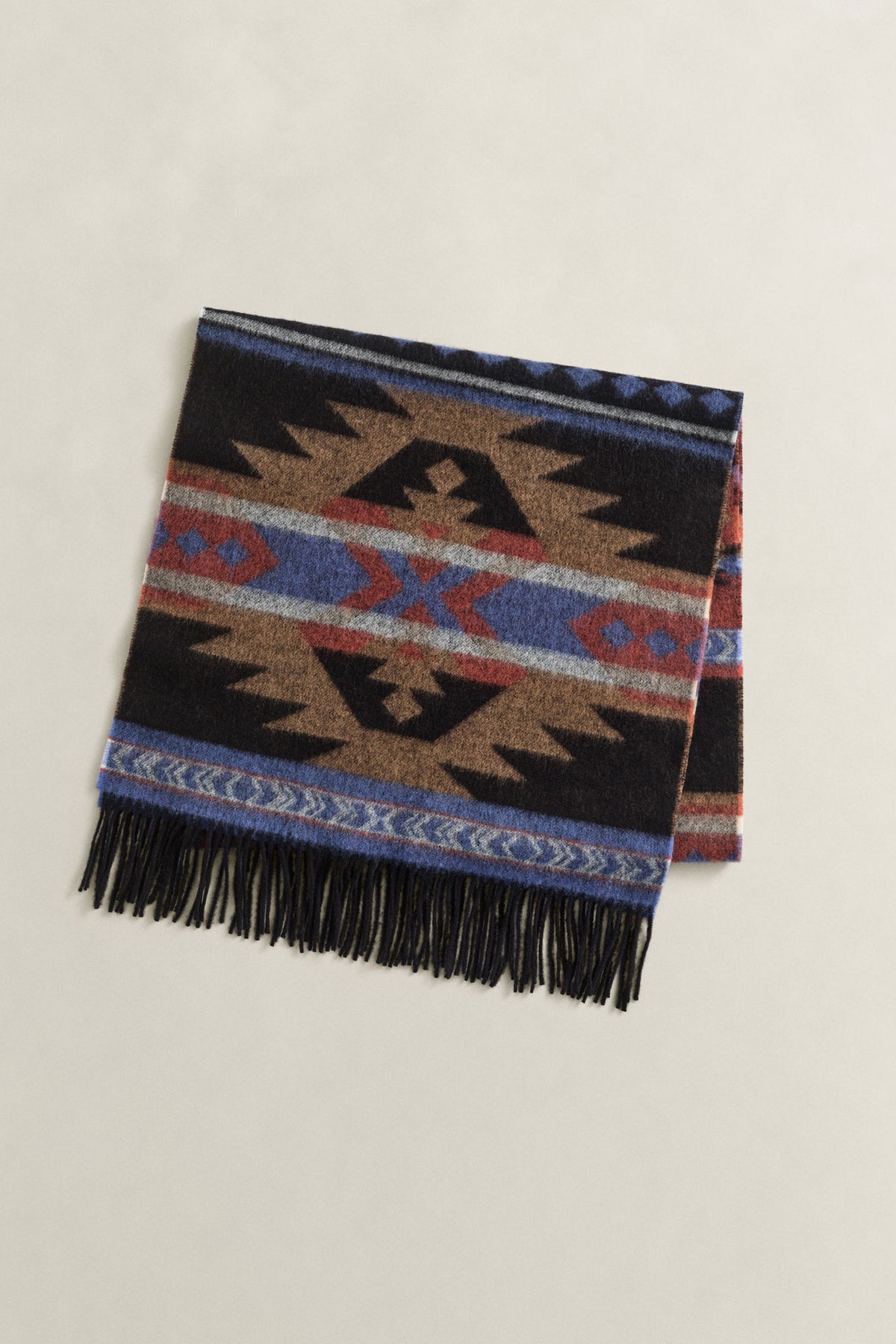 Geometric Pattern Scarf Multicolor