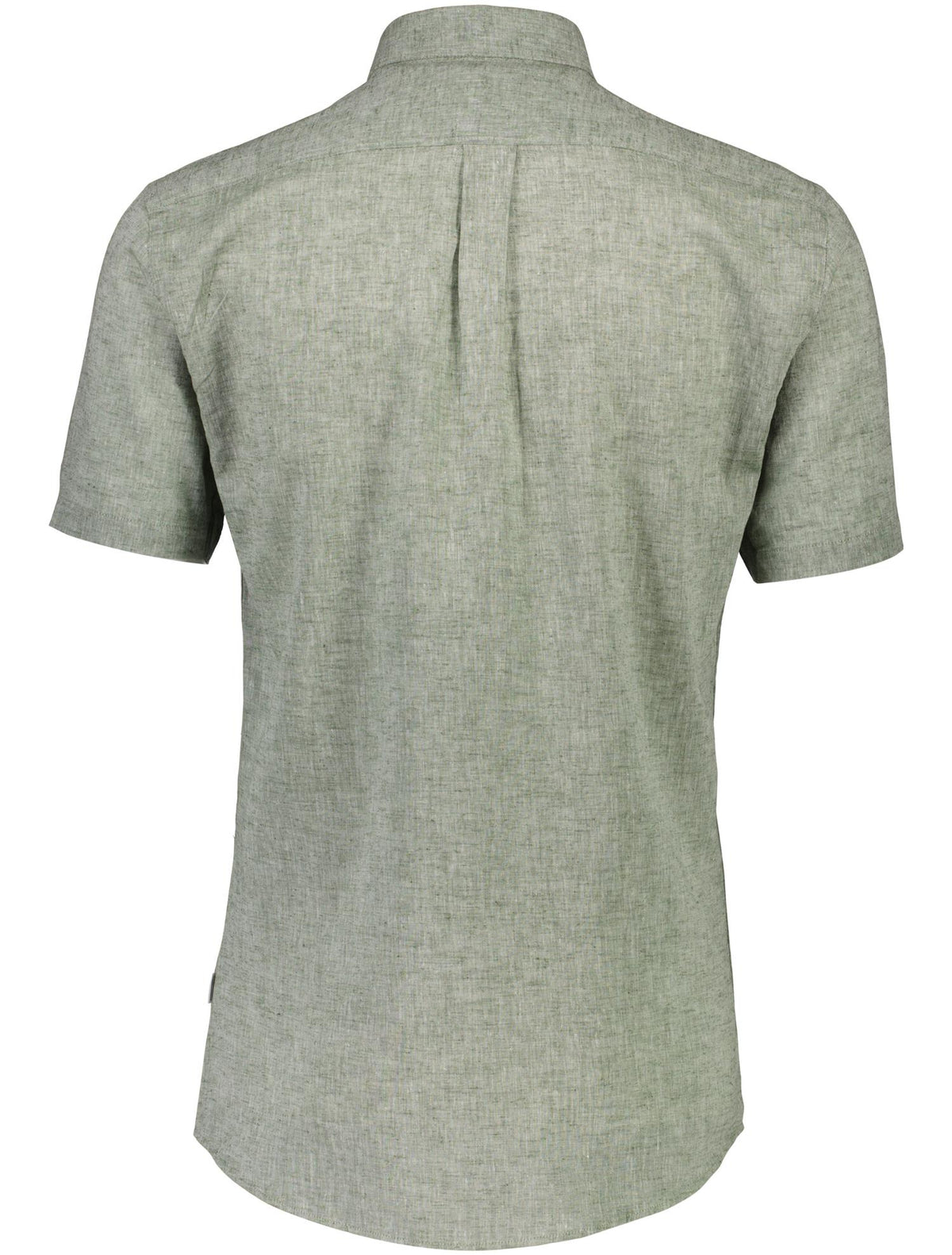 Linen/cotton shirt S/S Army