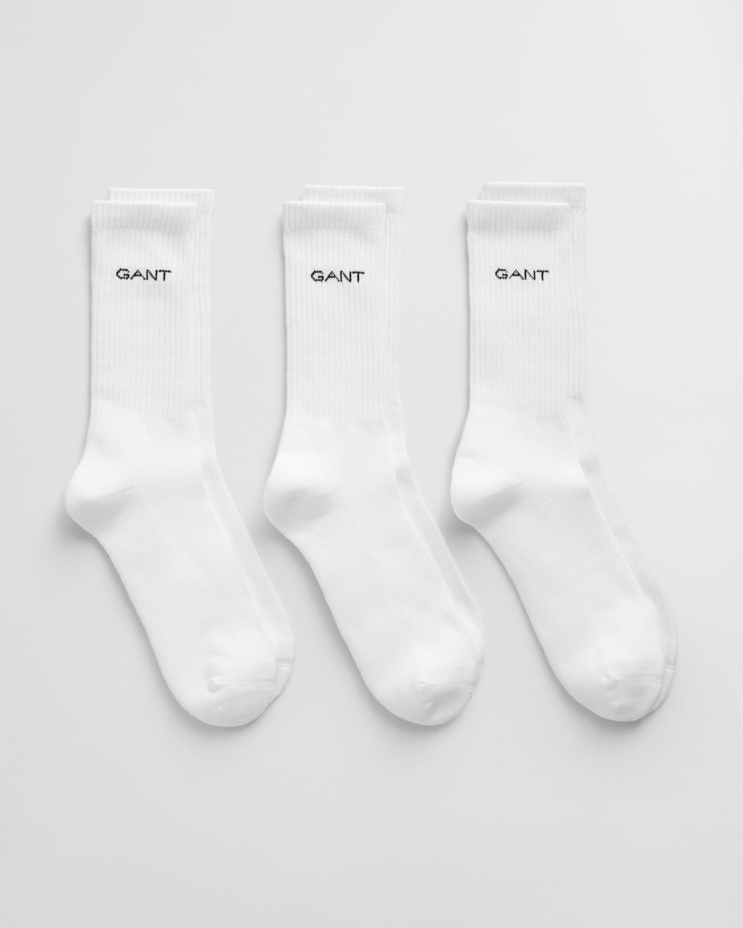3-Pack Sports Socks White
