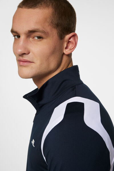 Lukas Quarter Zip Mid Layer Jl Navy