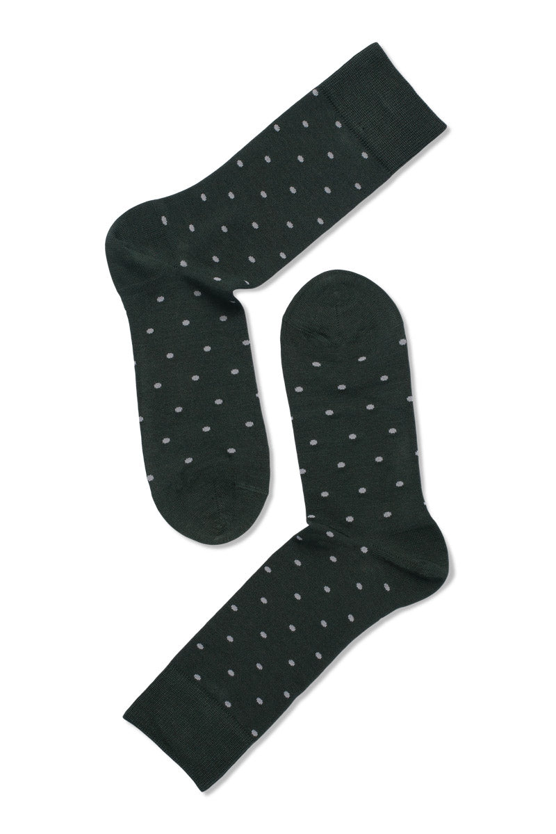 Eton Bamboo Dots Oliwkowo-Beżowe