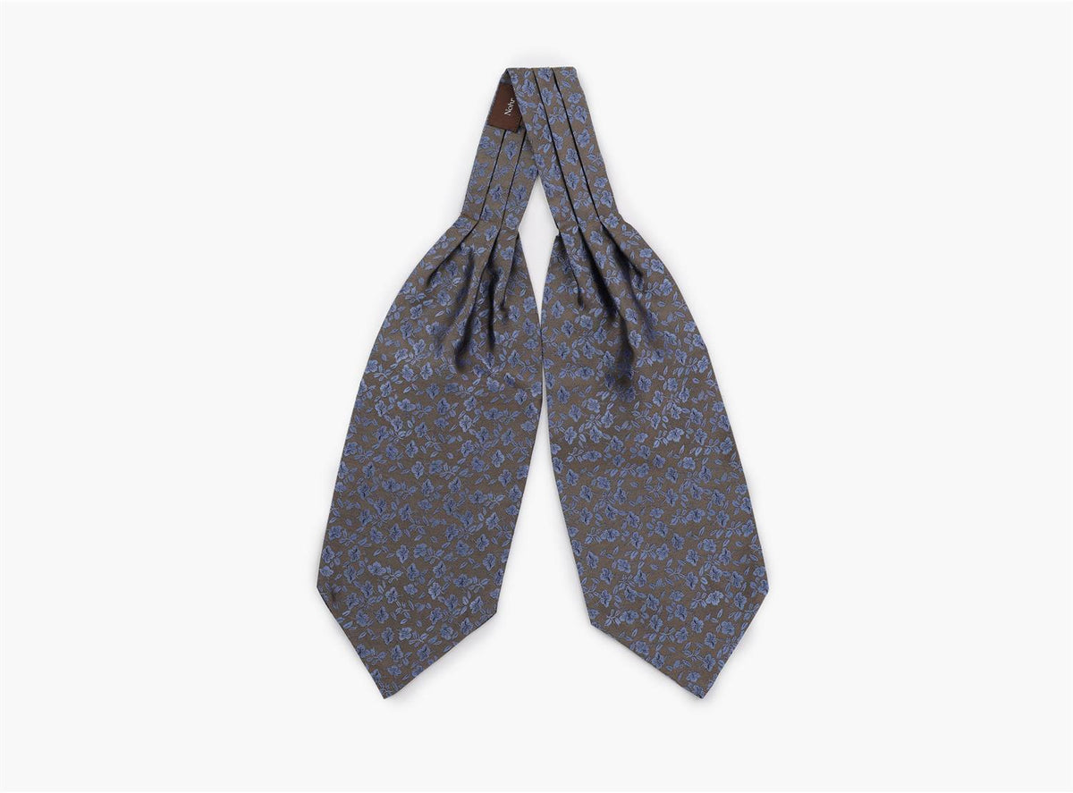 Nohr Leander Silk Ascot Brun 19