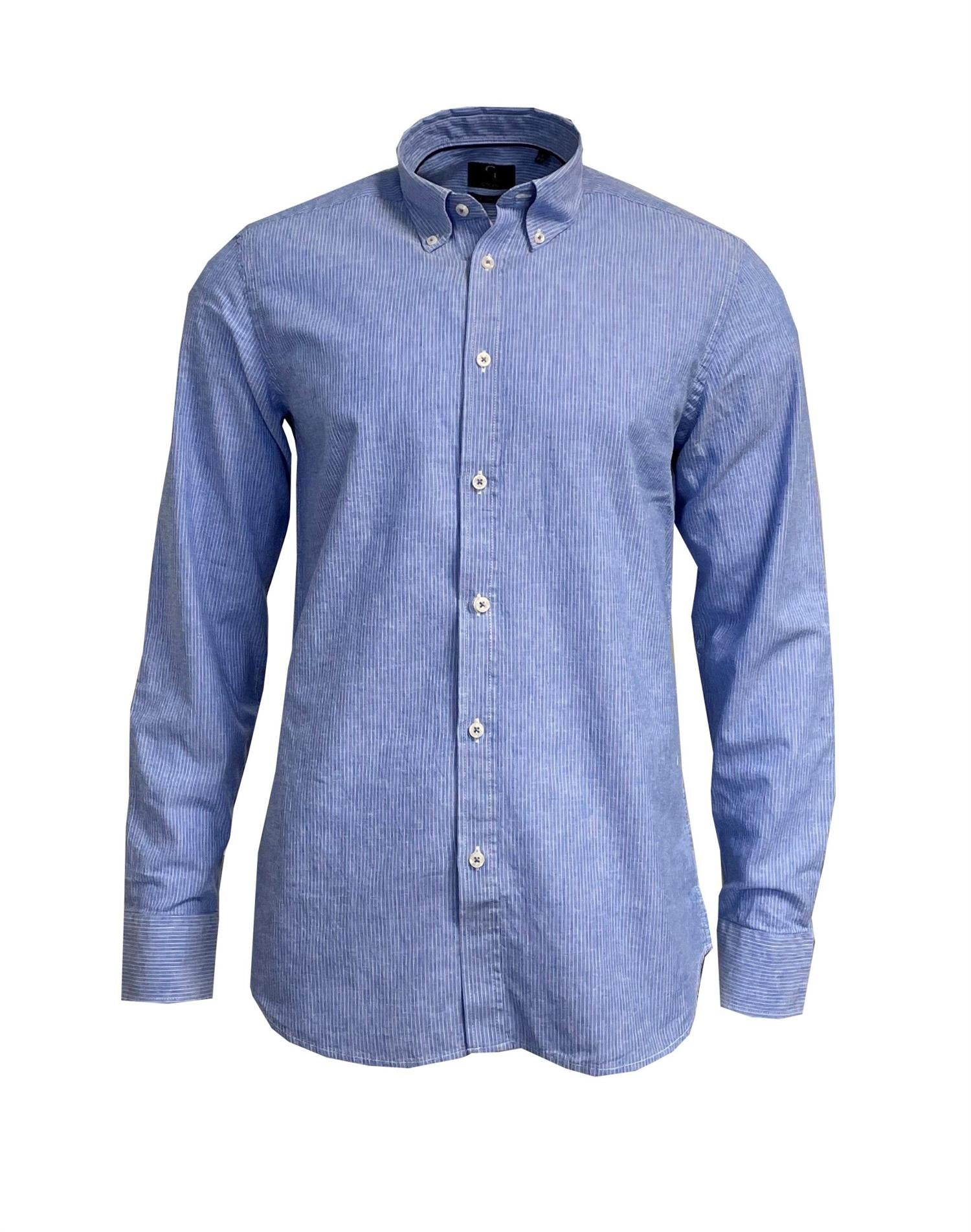 Gio Linen LS Light Blue
