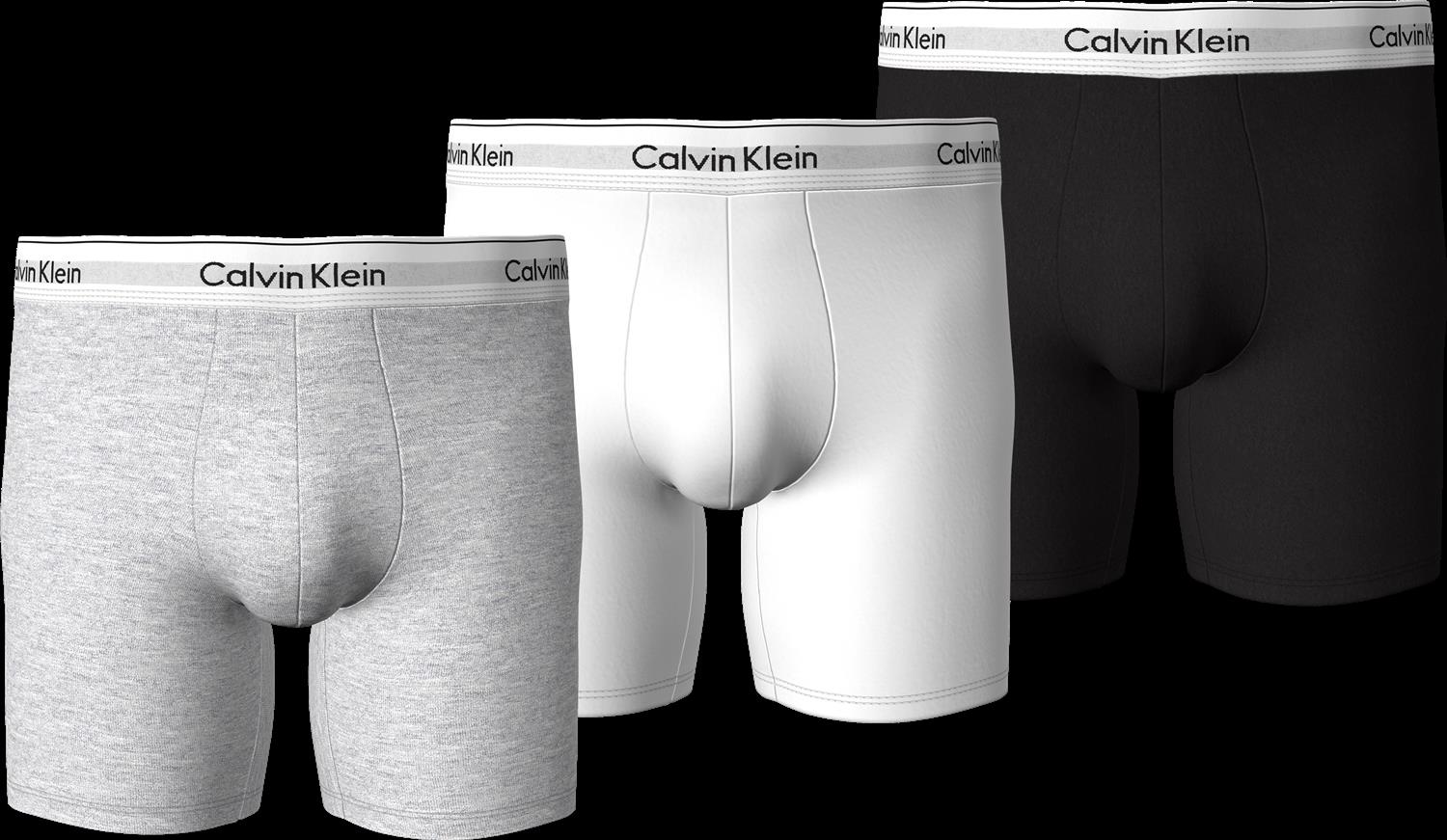 Boxer Brief 3pk Grey Heather/White/Black