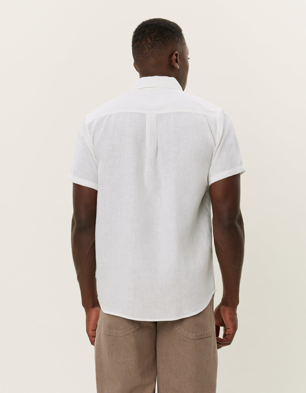 Kris Linen SS Shirt White
