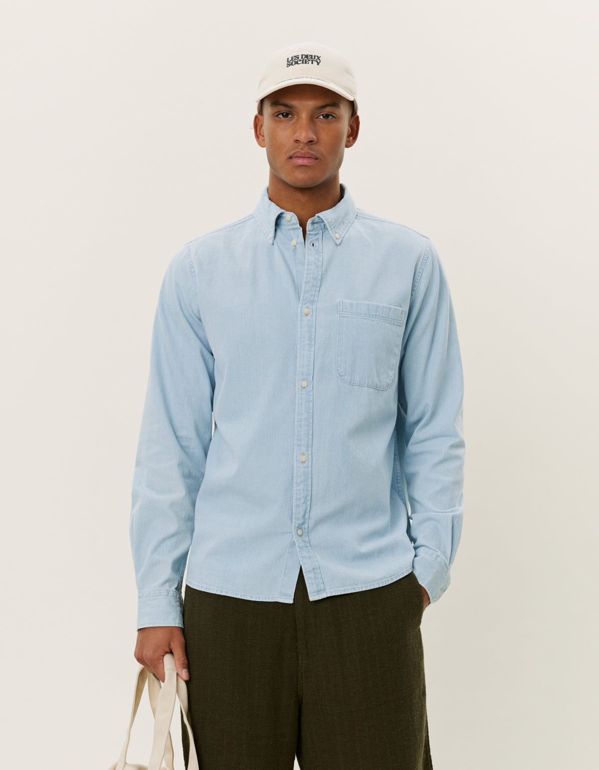 Kash Denim Shirt Light Blue Wash