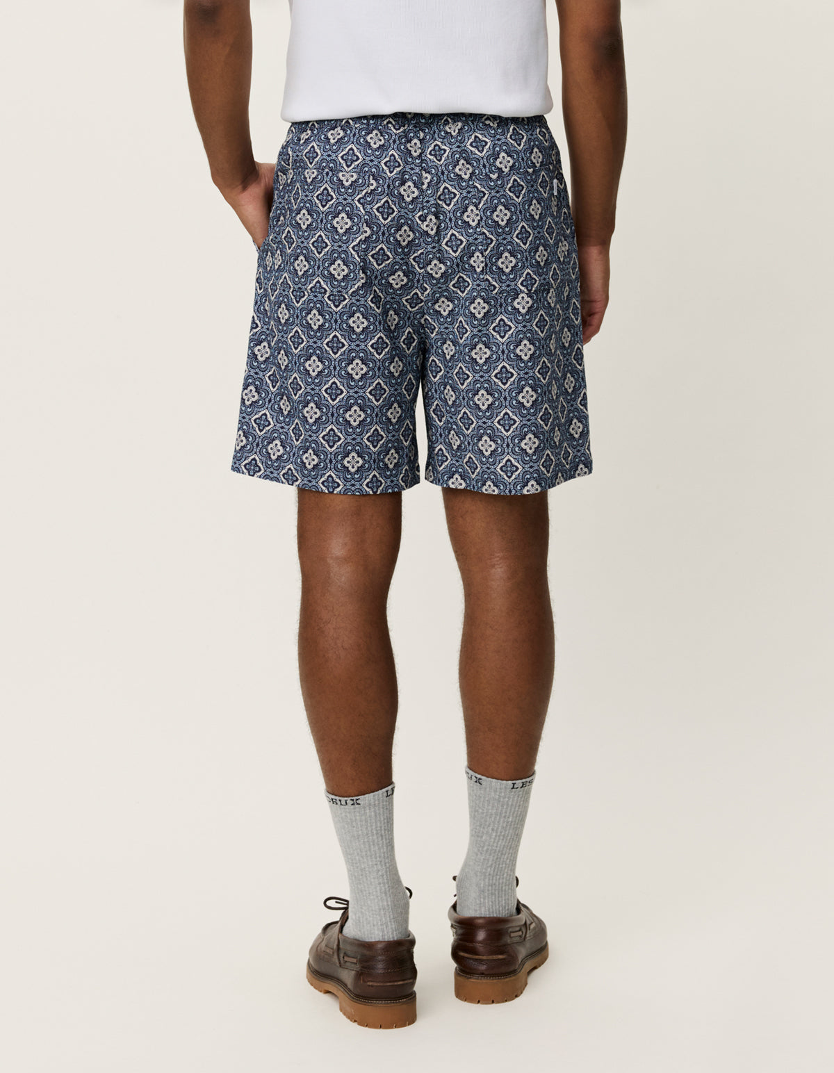Harry arabesque AOP Blå