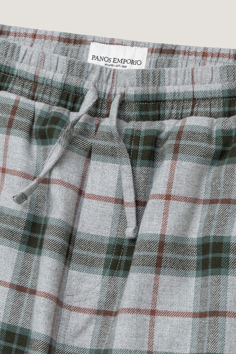 Pj Set Grey Tartan