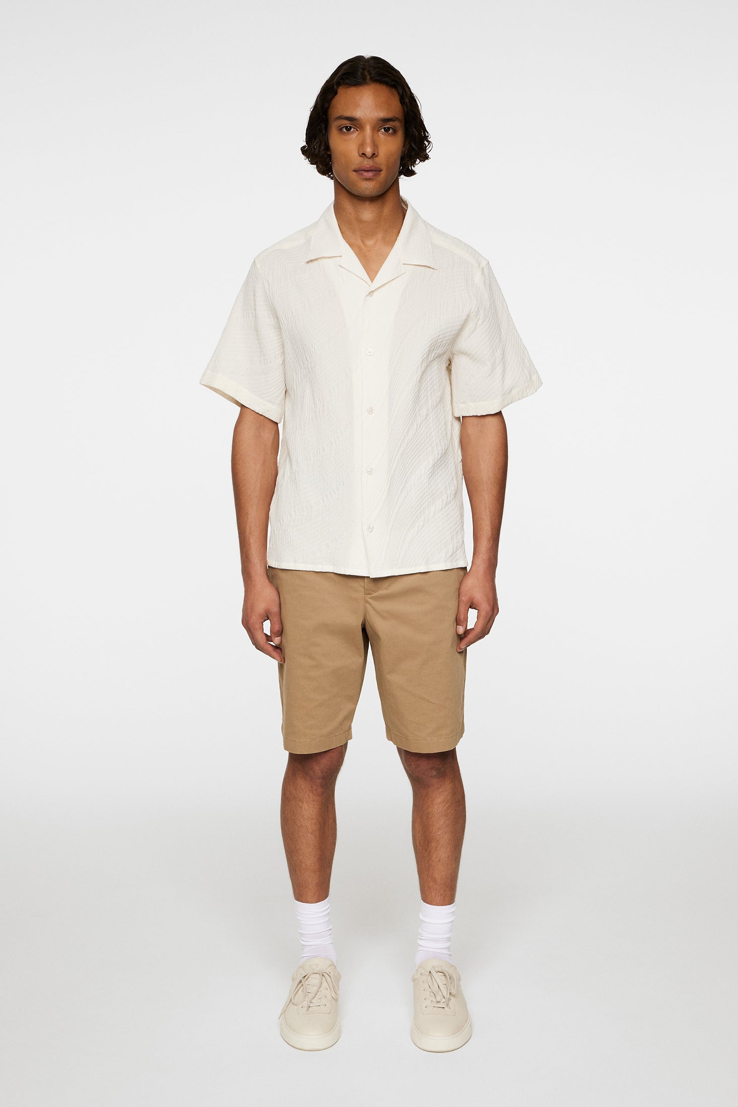 Donso Stretch Texture Shirt Moonbeam