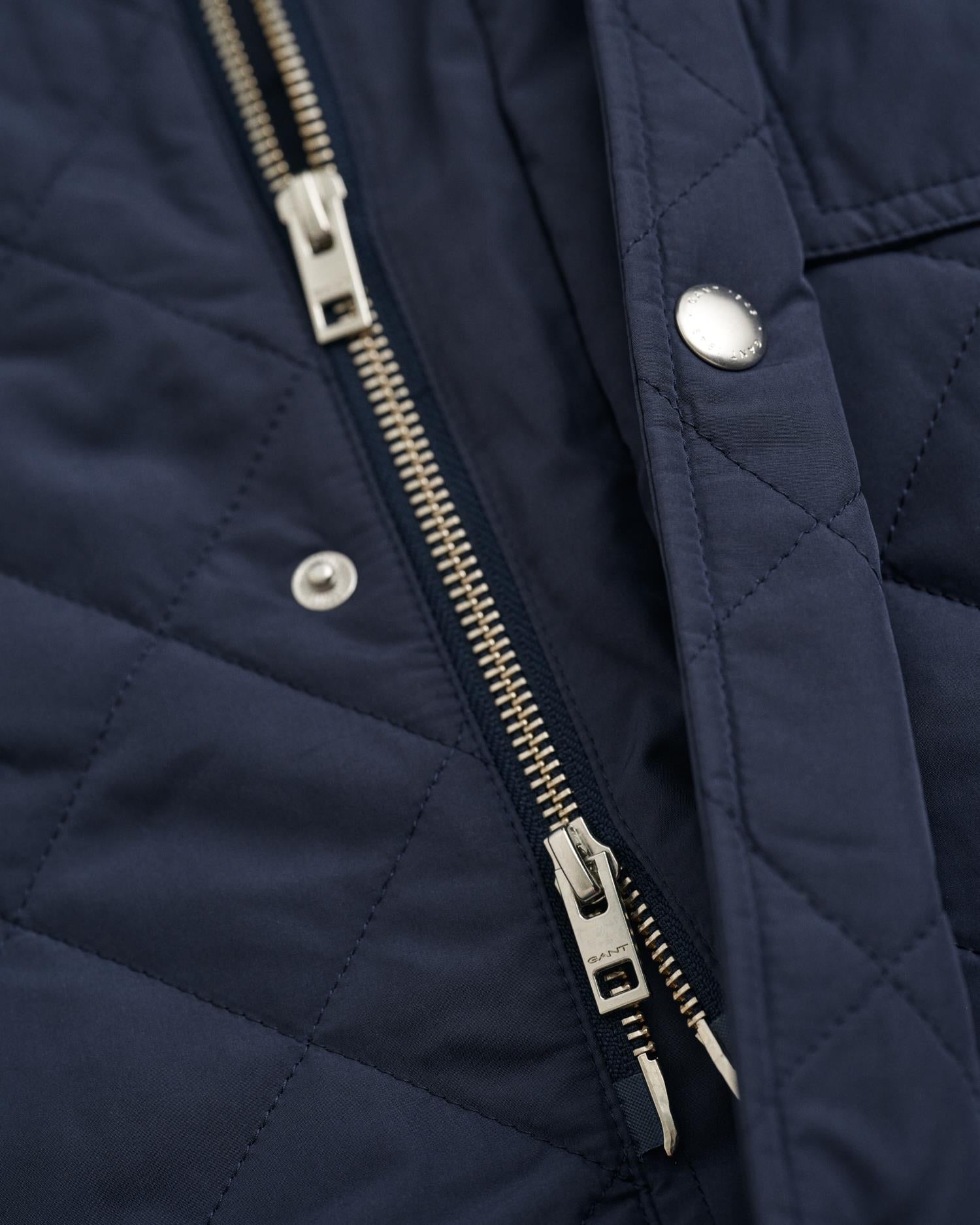Quilted Windcheater Mid Jacket Evening Blue