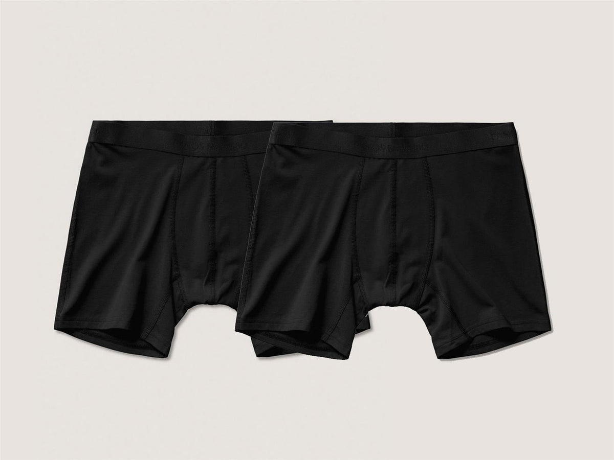 2pk Lyocell Pouch Boxer Black