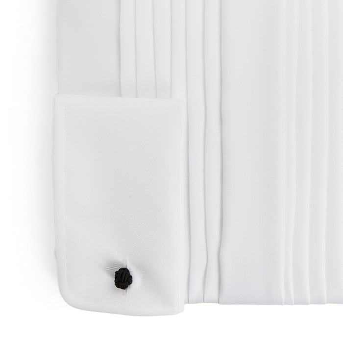 Tuxedo shirt FELIX wing LS White