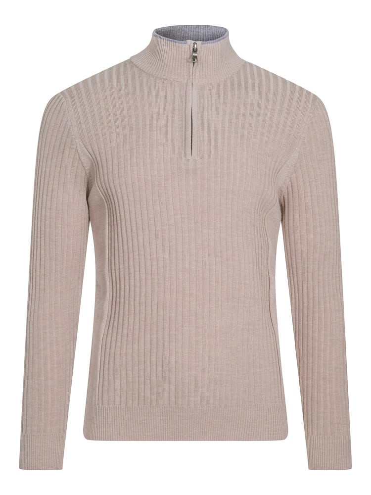 Jamie Zip Beige