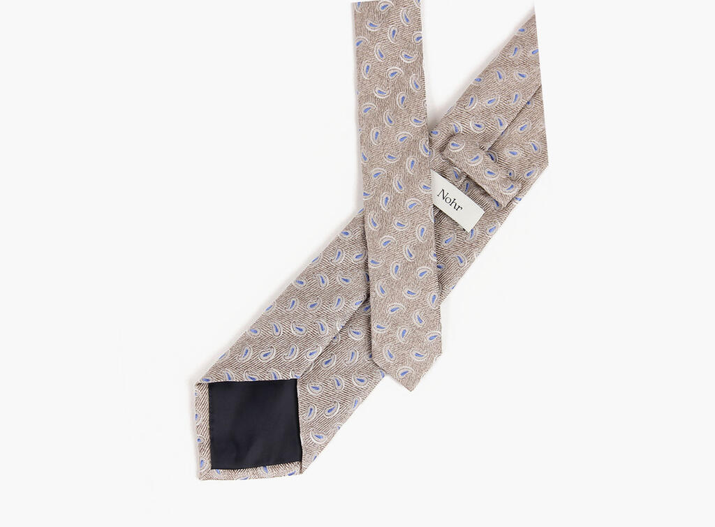 Nohr silk tie Nick Beige