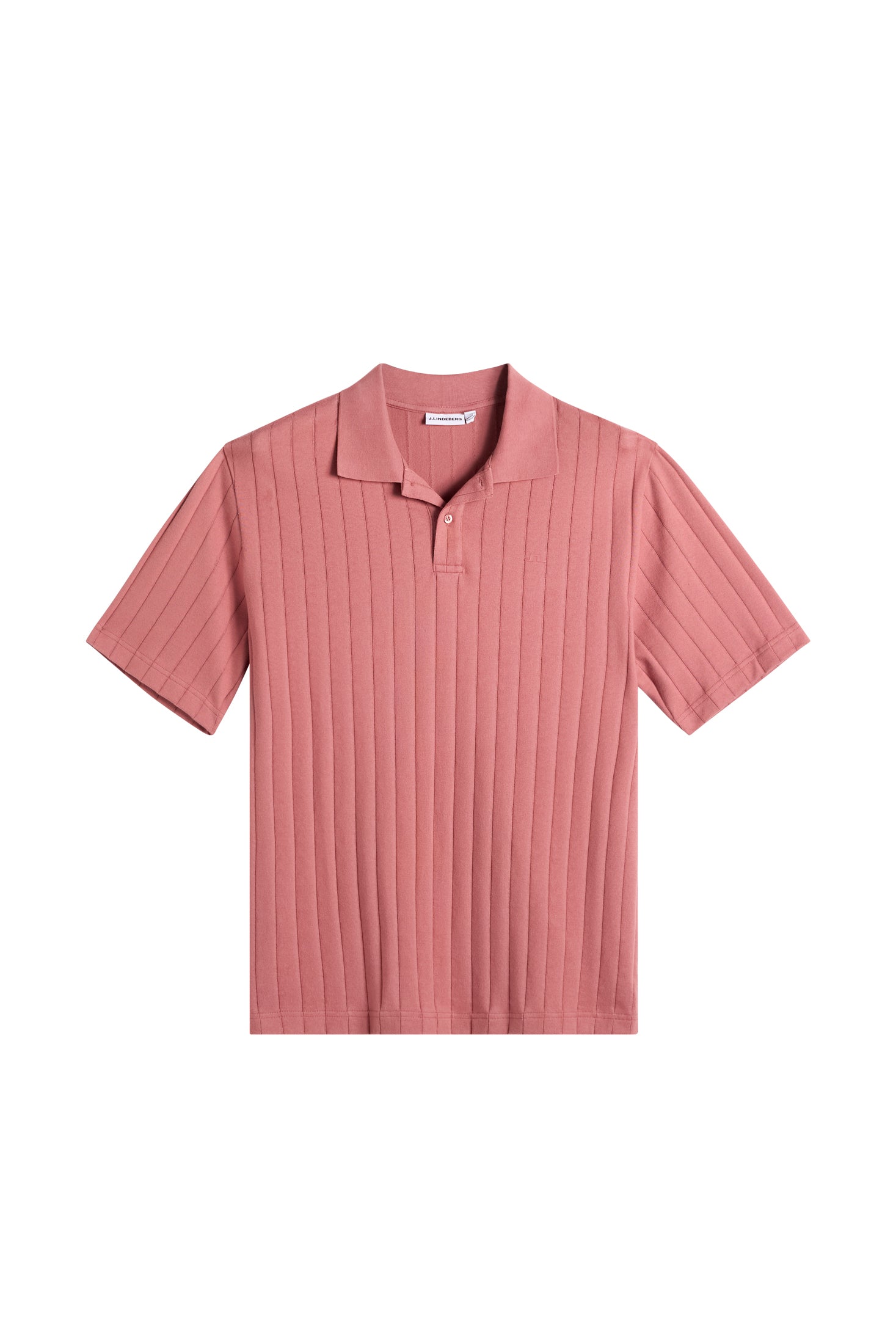 Simon Stripe Polo Withered Rose