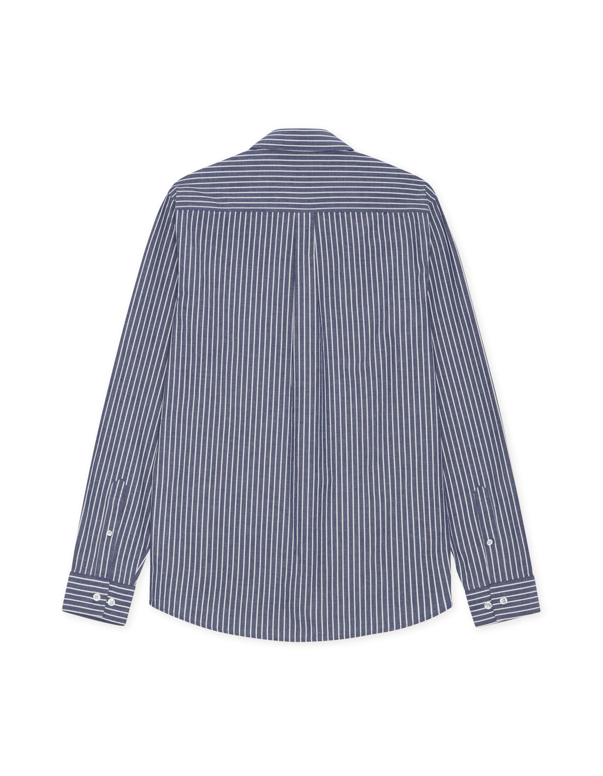 Light Oxford Striped Shirt Blue Print