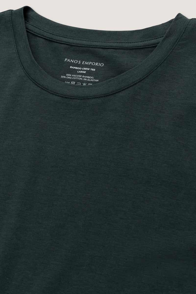 Bamboo/cotton Crew Tee Forest