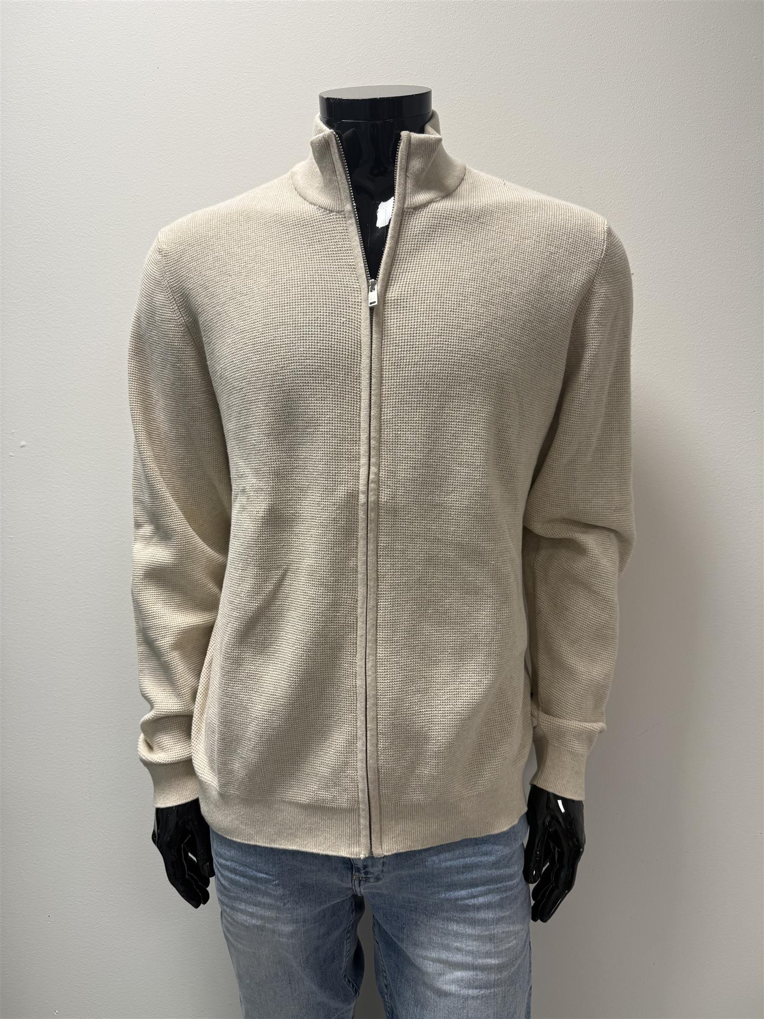 malagoon cardigan 30207778.oyster gray melange 3XL