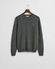 Superfine Lambswool C-Neck Charcoal Melange