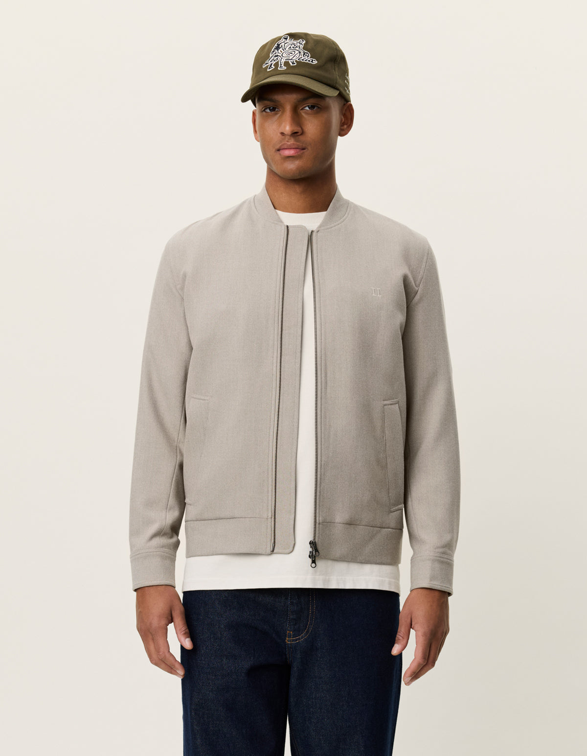 Como Reg Bomber Jacket - Seasonal Laurel Oak Sand