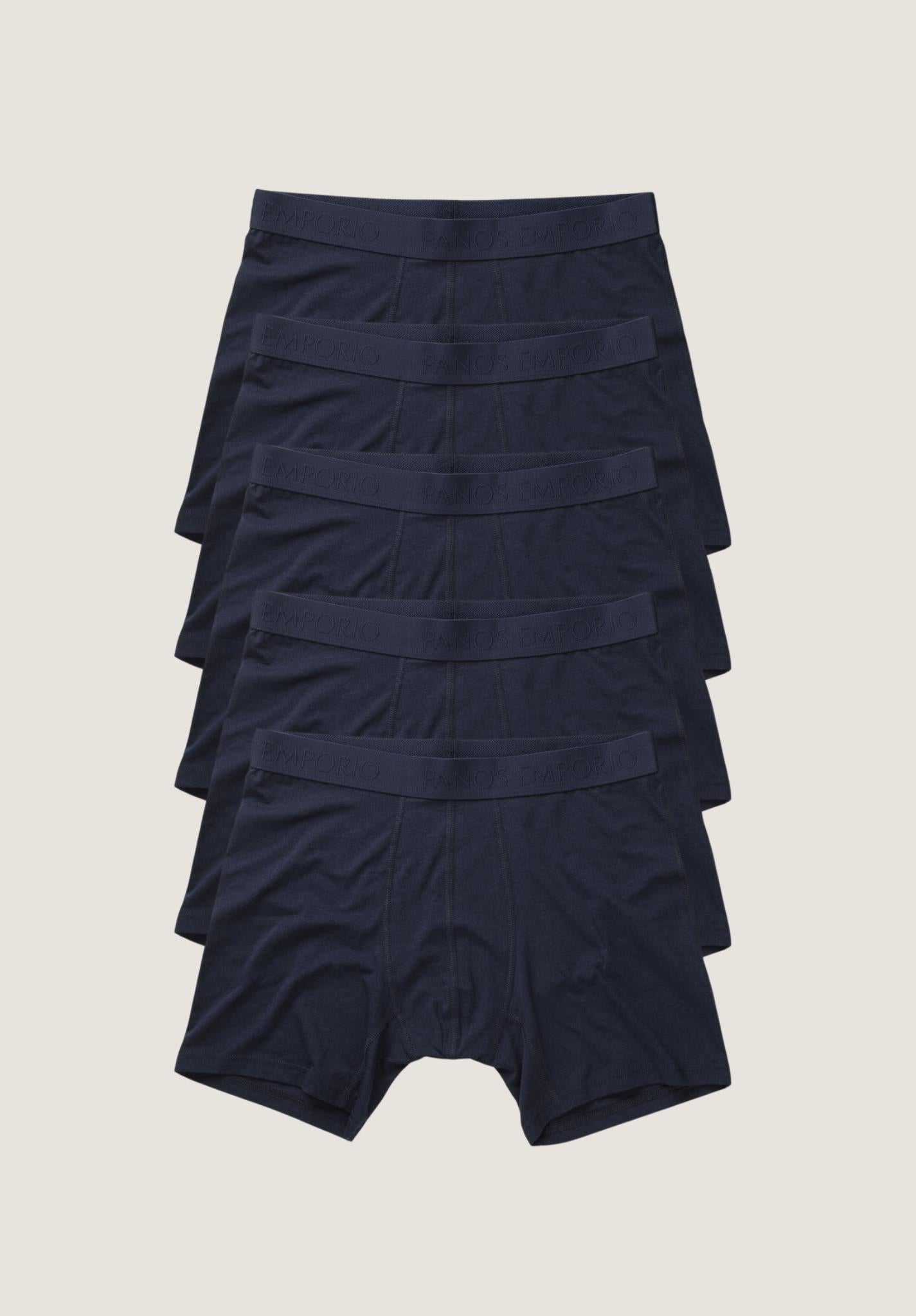 5pk Base Bamboo Boxer Navy