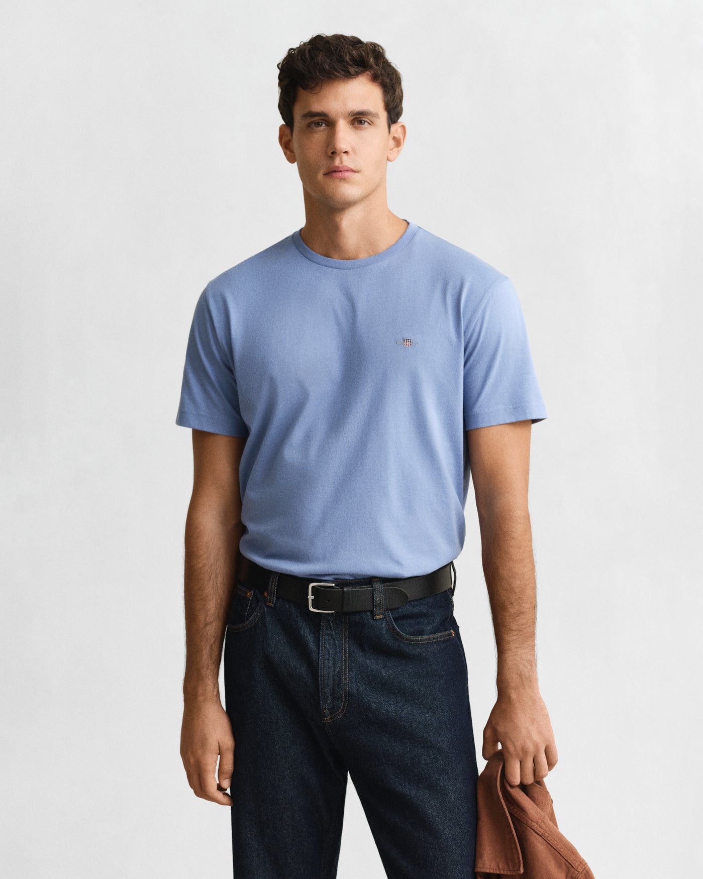 Reg Shield Ss T-Shirt Faded Denim