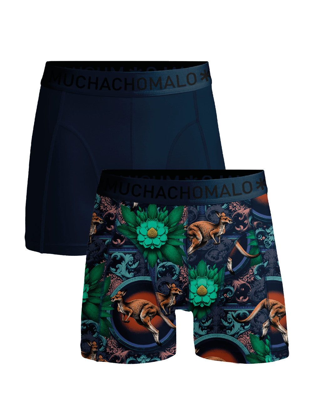 1010 Kangaroo 01 2pk boxer pr/so cm Print/Solid