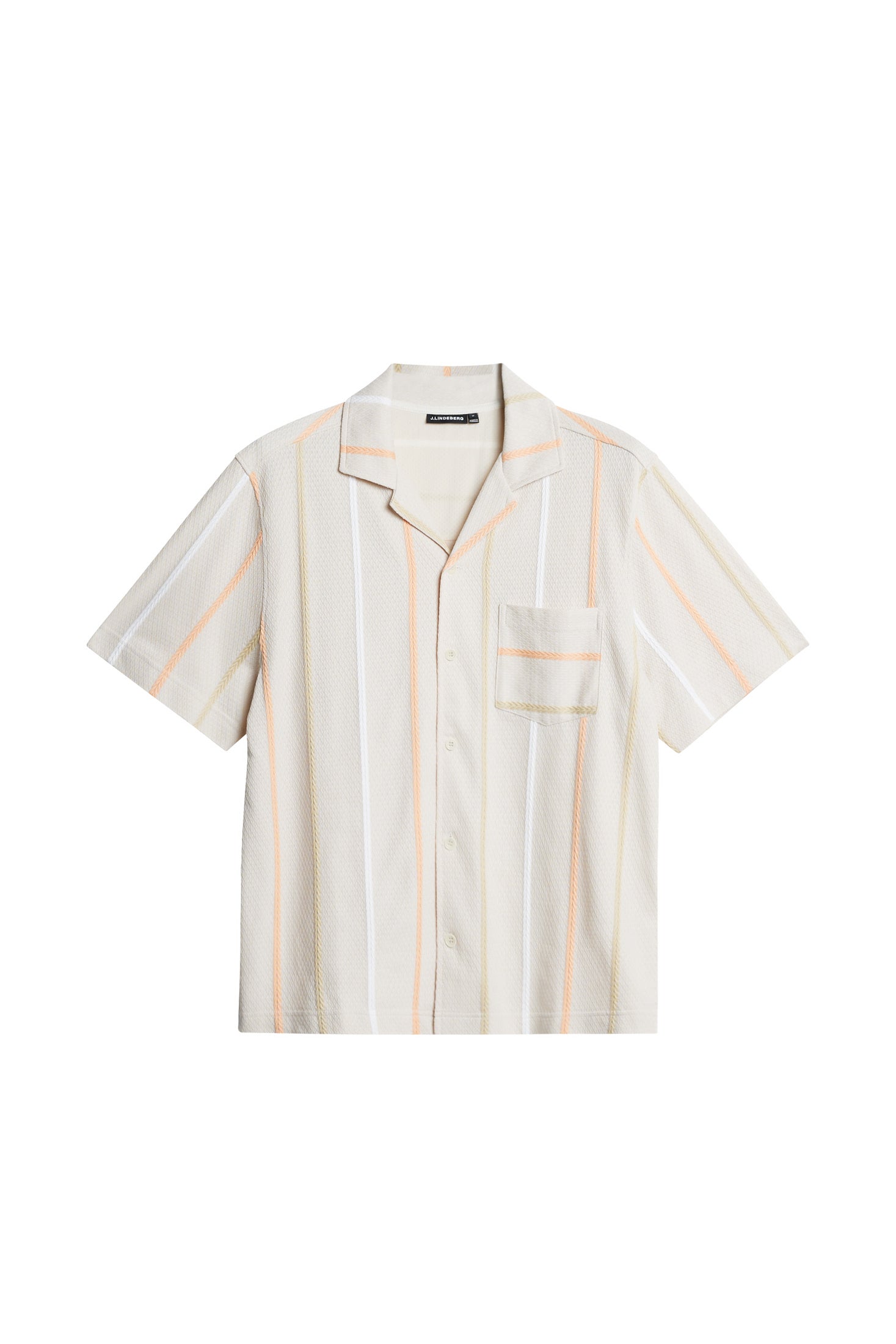 Theron Stripe Resort Shirt Moonbeam
