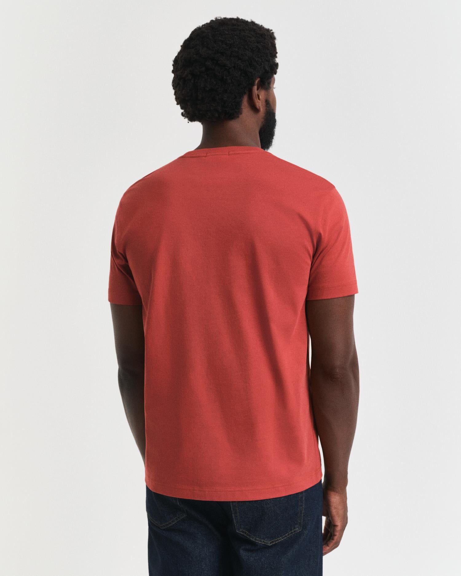 Reg Shield Ss T-Shirt Modern Rust