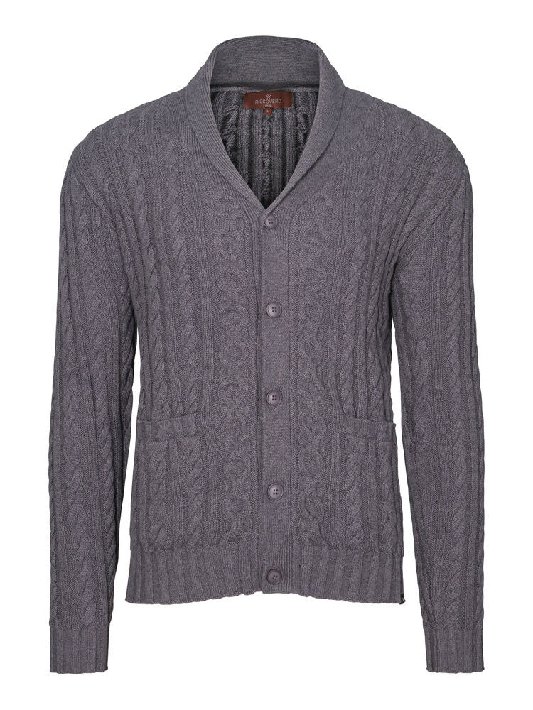Axel Cardigan Medium Grey