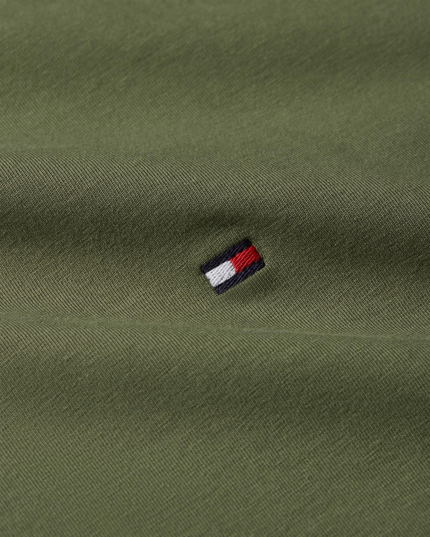 Stretch Slim Fit Tee Battle Green