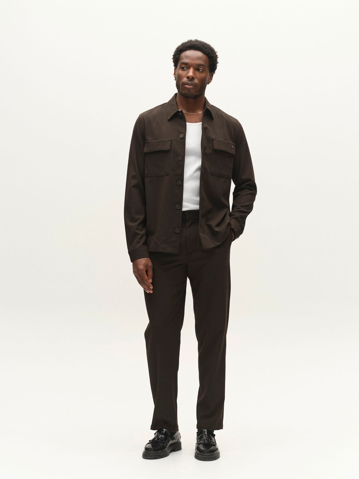 Gabtogger Push Phin Lsovershirt Grs Brown Slate