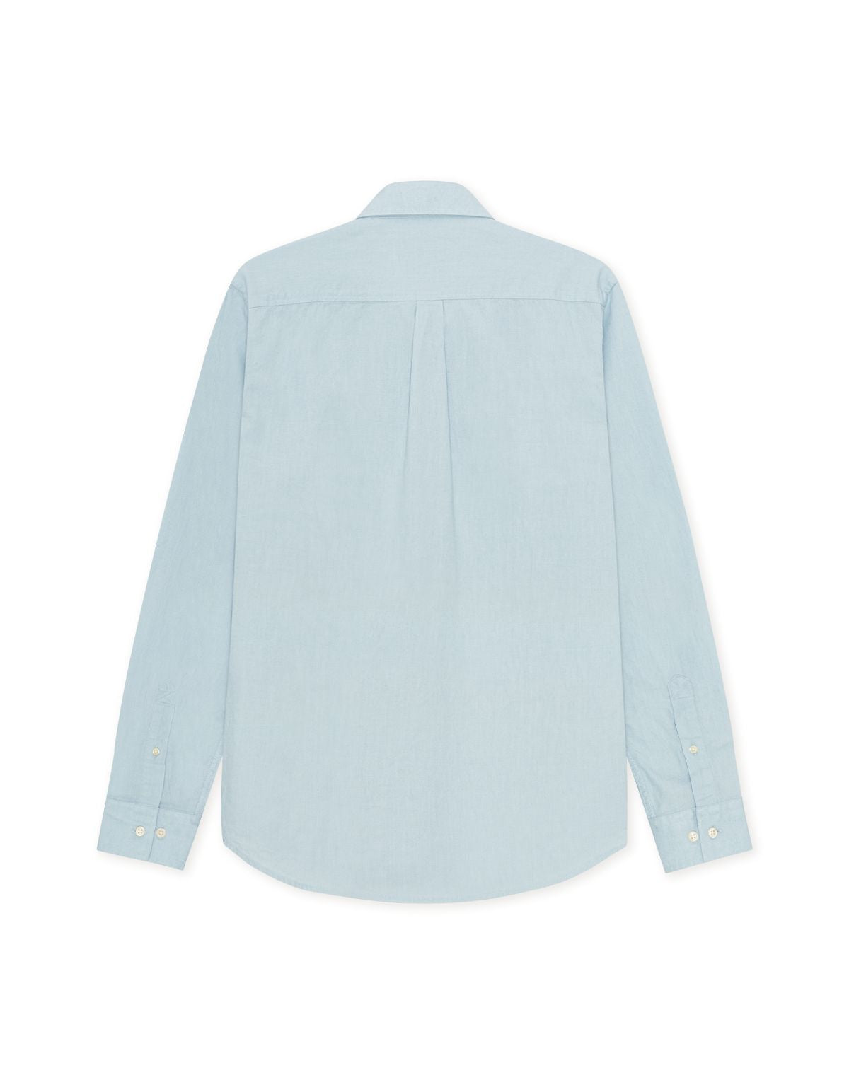 Cotton-Linen Shirt Skyway Blue