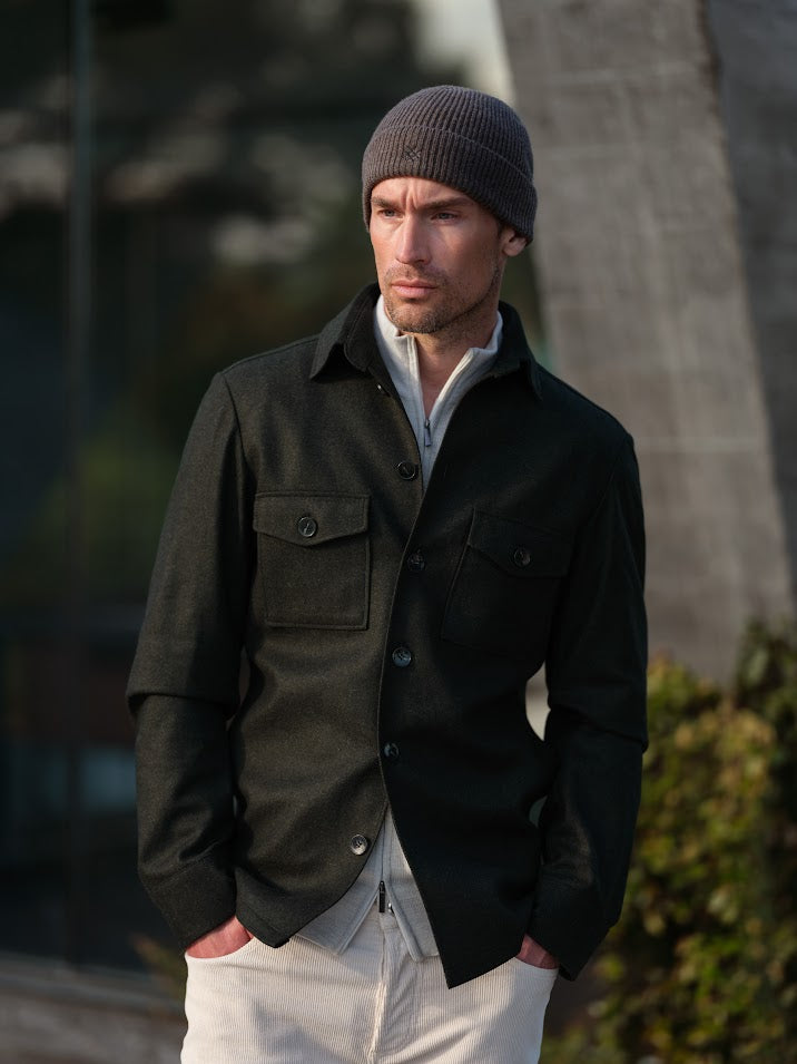 Leon Shirt Jacket Military