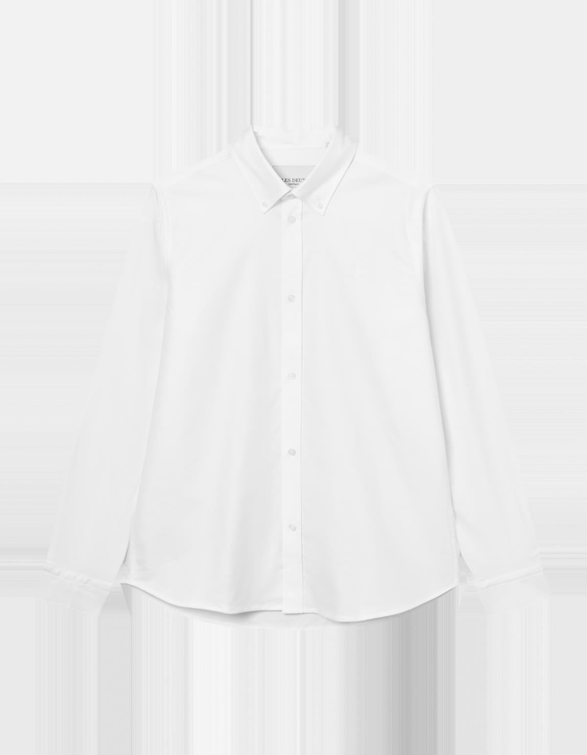 Konrad Oxford Shirt White