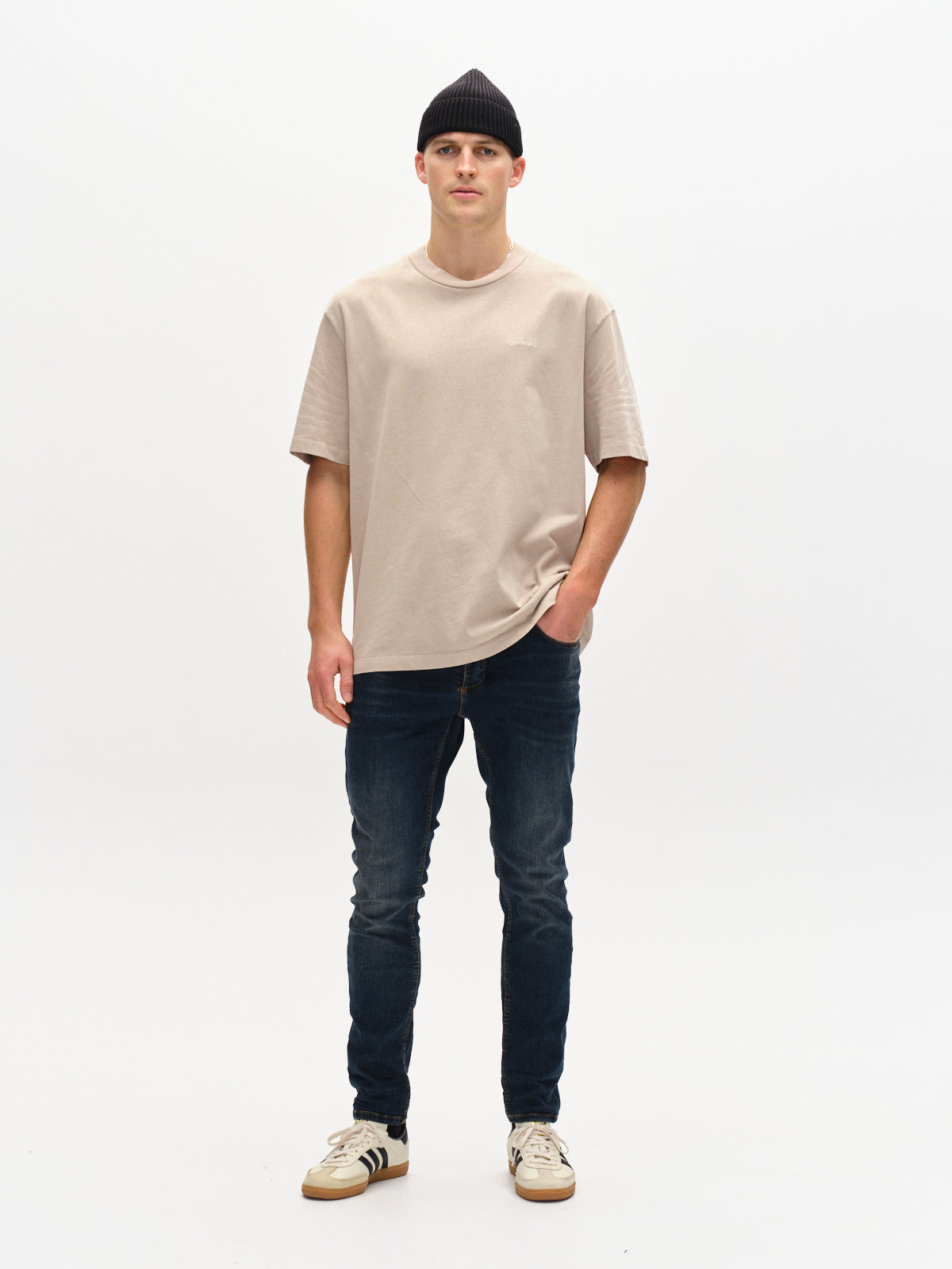 Nigel Wix Boxy Hour SS Sand Cashmere