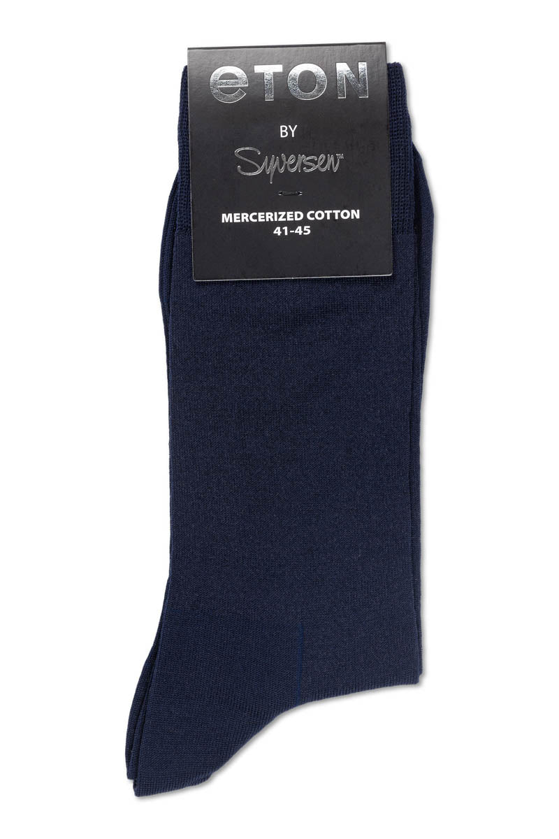 Eton Fine Wool Plain Dark Blue