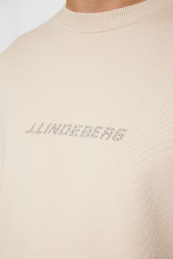 Callan Logo Crew Neck Beige