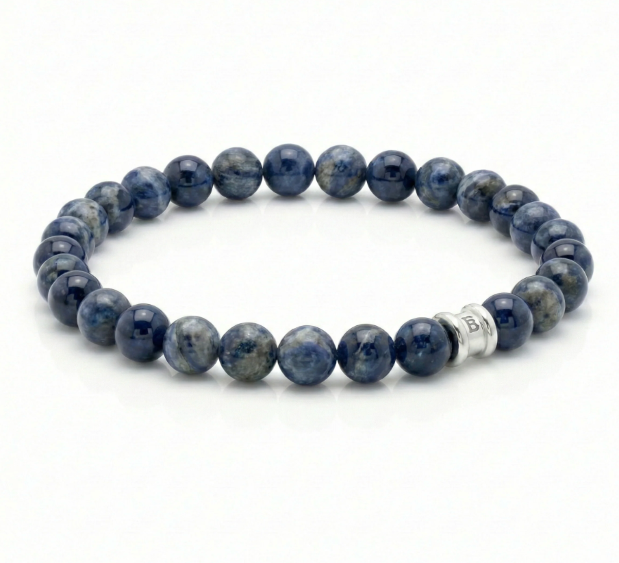Stones Bracelet Basic Matt Navy